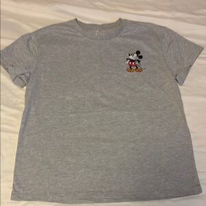 NWOT Gray Mickey Mouse Women's Tee Sz Sm